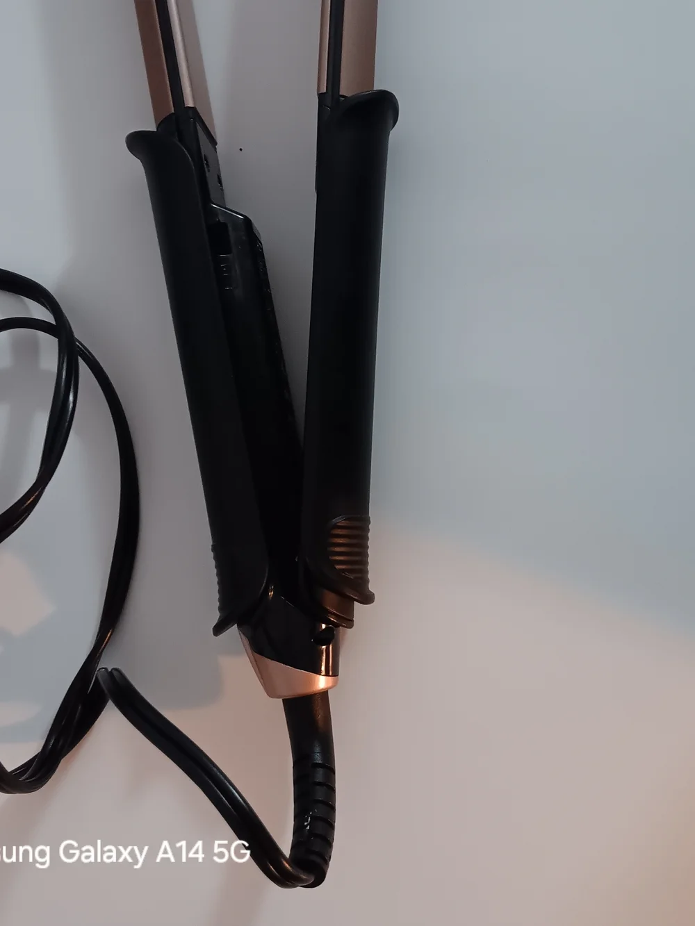 Professional Black and Rose Gold Hair Straightener Flat Iron